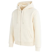 Men's Sherpa Lined Full Zip-Up Hoodie Sweatshirt (S-3XL)
