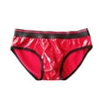 thumbnail image 1 of Men's Shiny Metallic Mini Boxer Briefs Performance Trunks Underpants, 1 of 4