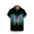 thumbnail image 1 of Men's Shirt Animal Butterfly Special Attractive Attractive Design Graphic T-Shirt for Young People for Daily Wear, 1 of 13
