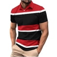 thumbnail image 1 of Men's Shirt, Casual Printed Pullover with Button Down Collar and Quarter Sleeve for Daily Wear, 1 of 4