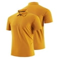 thumbnail image 1 of Men's Shirt Casual Short Sleeve Half Zip Stand Collar Breathable Wicking Athletic T-Shirt Comfortable Stylish Summer Top Mens Work Shirts Summer Basic Tee Shirts, 1 of 4