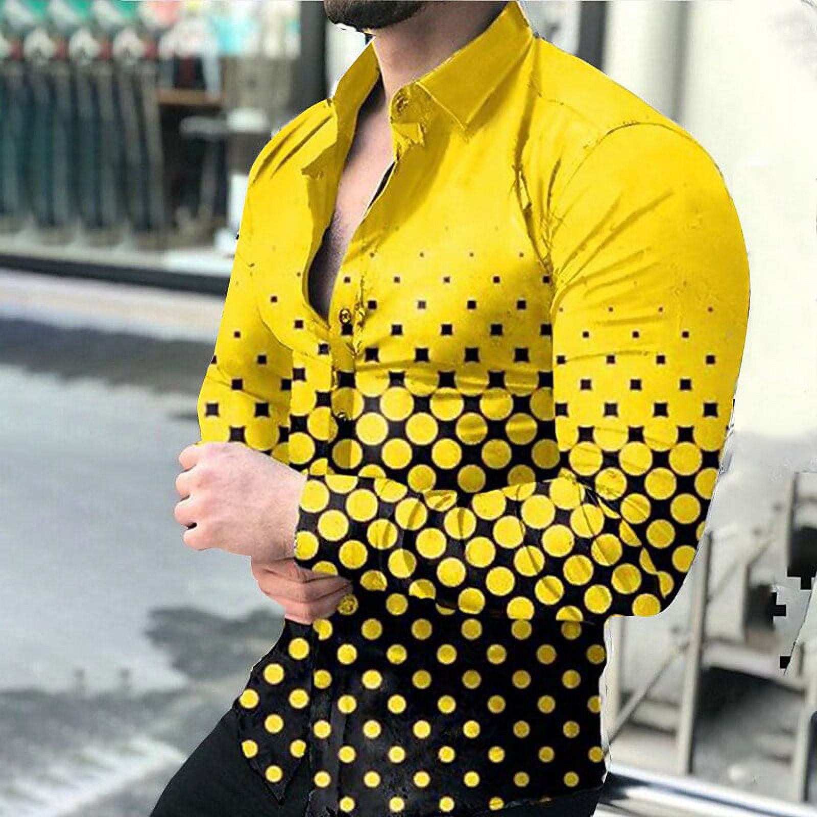 yellow designer shirt