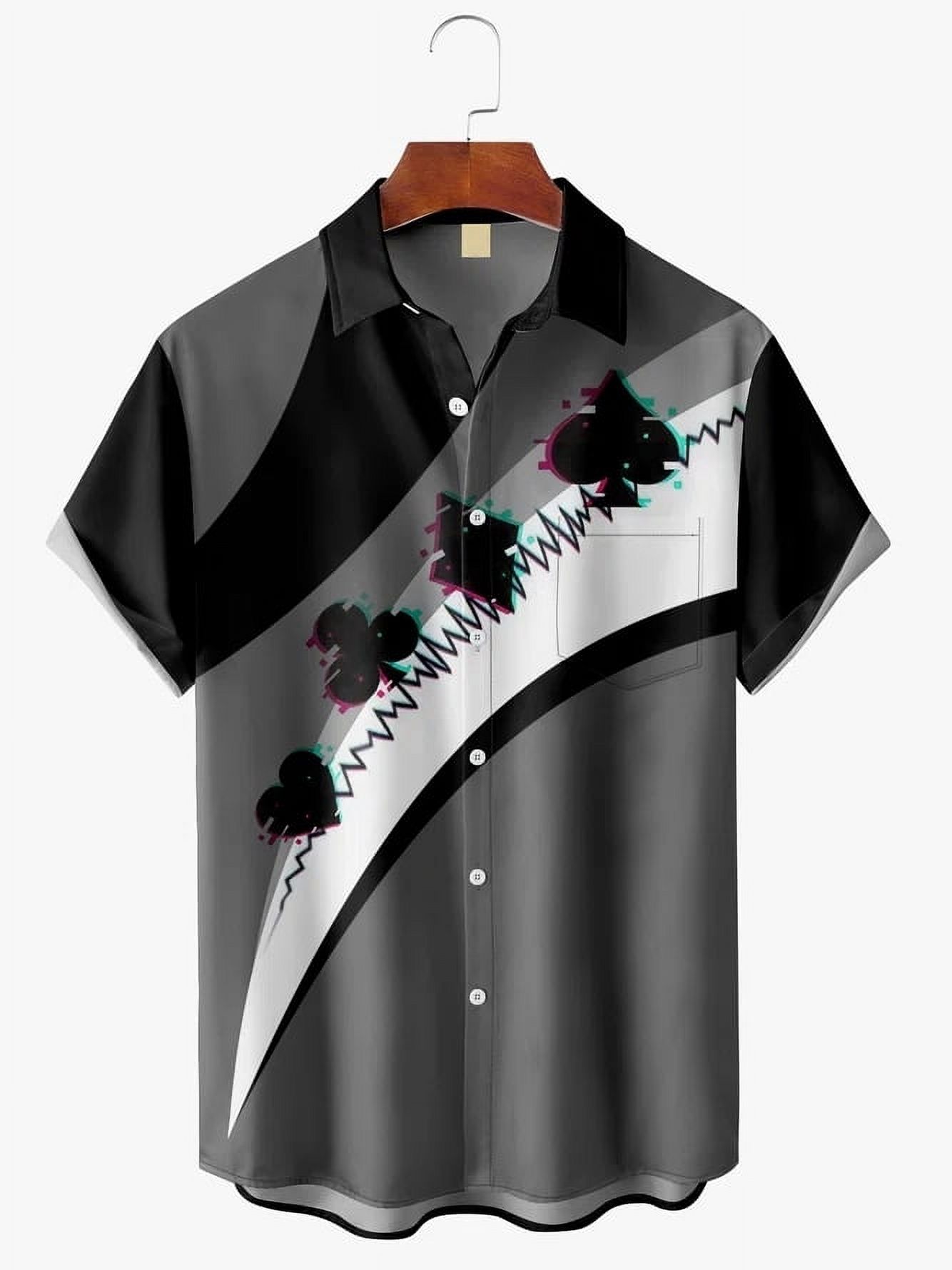 Men's Shirt Hawaiian Shirt Regular Fit Casual Short Sleeve Novelty