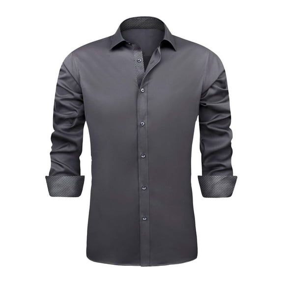 Men’s Shirt Long-Sleeved Casual Shirt Regular Business Shirt Regular Fit