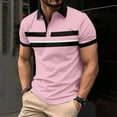 thumbnail image 1 of Men's Shirt, Short Sleeve Button Down Collar Pullover Top, Breathable Casual Summer Shirt, 100% Polyester, Relaxed Fit for Outdoor and Daily Wear, 1 of 3