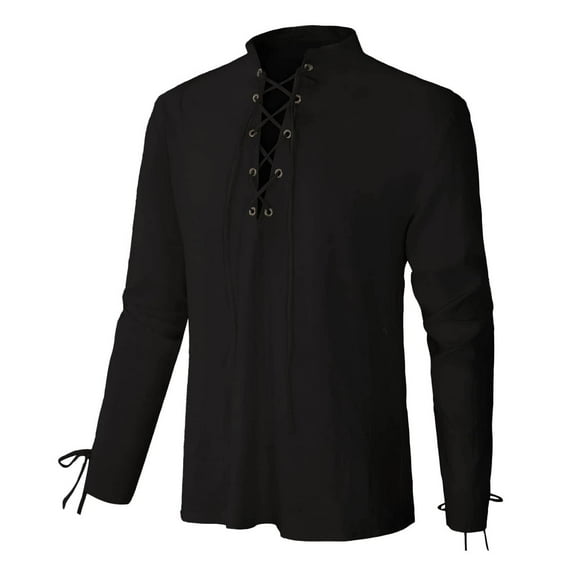 Men's Shirt Top Long Sleeved Shirt