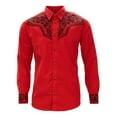thumbnail image 1 of Men's Shirt Western Embroidered Estilo El Senor de los Cielos Cowboys. Camisa Vaquera Bordada, 1 of 3