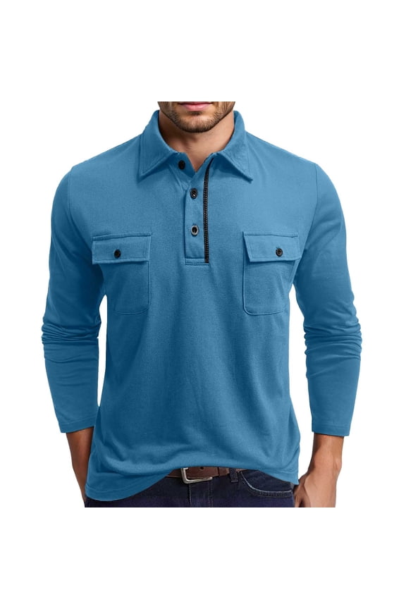 Men's Shirts Casual Slim Fit Tops with Chest Pocket for Everyday Wear and Comfortable Outdoor Activities Mens T-Shirts Big and Tall Packs with Pockets 6 Pack