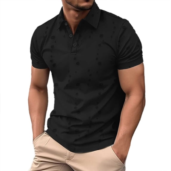 Men's Shirts Casual Stylish Lightweight Breathable Athletic Performance Tops Ideal for Summer Wear Mens T-Shirts No Pockets V Neck Black Brown T Shirts Short Sleeve