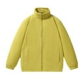 thumbnail image 1 of Men's Shirts Men's Stand Collar Loose Jacket Men's Thick Warm Double-Sided Jacket, 1 of 3