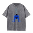 thumbnail image 1 of Men's Shirts Short Sleeve T Shirt Under $5 Fashionable and Comfortable T-shirt Personalized Batik Washed Top, 1 of 2