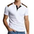 thumbnail image 1 of Men's Shirts Slim Fit Casual Tops Lightweight Summer Knit with Zip Design for Everyday Outings and Relaxing Mens T-Shirts Extra Large Six Pack Under $10 Graphic Tees, 1 of 6