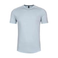 thumbnail image 1 of Men's Shirts Thin Breathable Summer Short Sleeve Fitness T Shirt Lightweight Cooling Basic Tees, 1 of 6