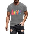 thumbnail image 1 of Men's Under $5 Graphic T-Shirt 100% Cotton Short Sleeve Tee Printed Comfort Fit & Casual Style​, 1 of 4
