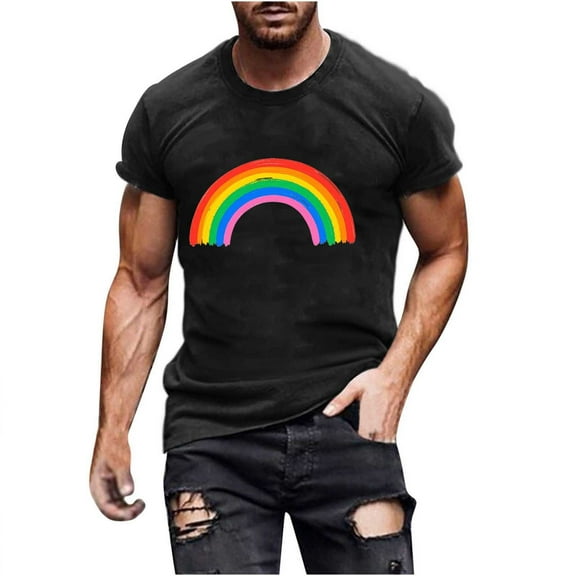 Men's Under $5 Graphic T-Shirt 100% Cotton Short Sleeve Tee Printed Comfort Fit & Casual Style​