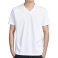 thumbnail image 1 of Men's Shirts Underarmour Shirts for Men Mens Tee Shirts Casual Stylish Summer Cotton V Neck T Shirt Stretch Active Short Sleeve Moisture Wicking Undershirt 2025, 1 of 5