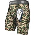thumbnail image 1 of Men's Shock Doctor 221 Core Compression Short with BioFlex Cup (Amoeba Camo L), 1 of 2