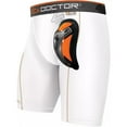 thumbnail image 1 of Men's Shock Doctor 337 Ultra Pro Compression Short w/ Ultra Cup (White M), 1 of 2
