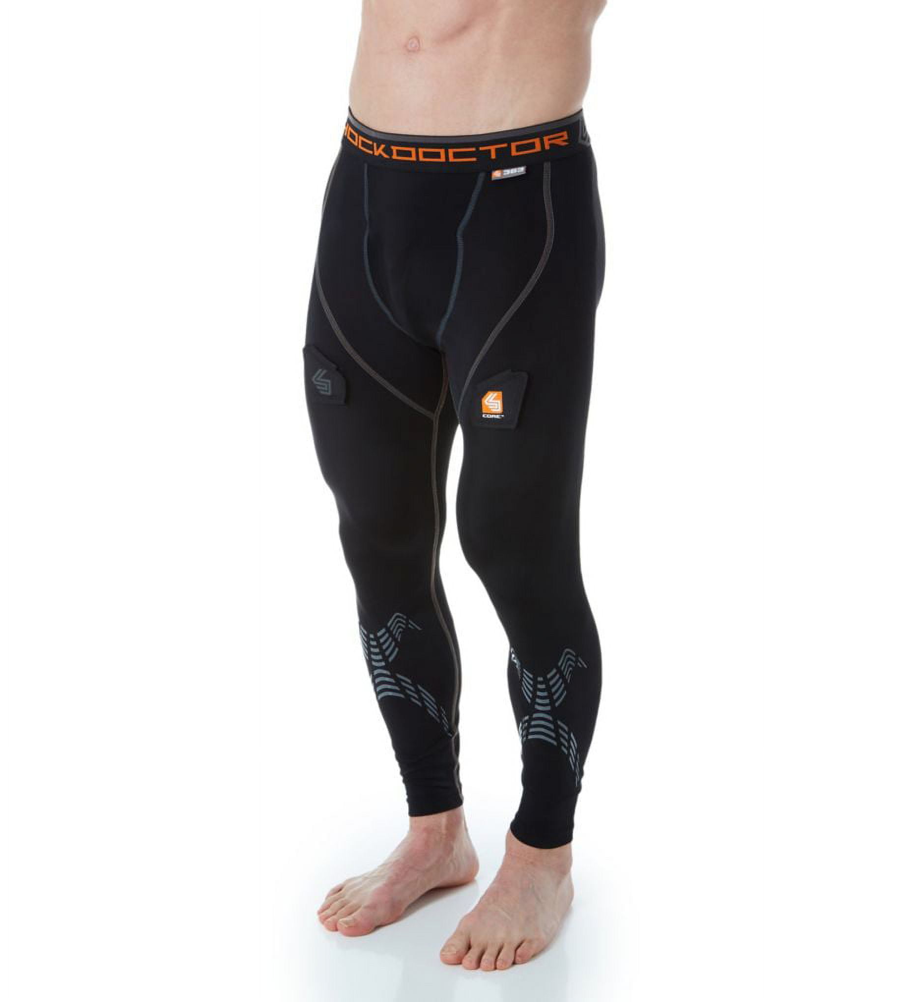 Shock Doctor Adult Men's Core Compression Hockey Pants - BioFlex Cup, Sock  Tabs (XX-Large)
