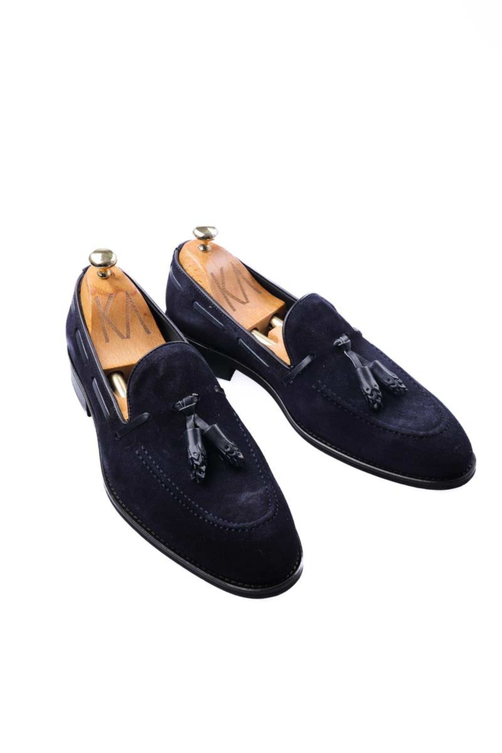 Navy Blue AquaItalia Mens loafers sz 11m Aurélien | Navy City Loafer main image 2