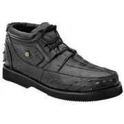 Men's Shoes Leather Print Ostrich.caiman Casual. Zapato Imitacion Avestruz/caiman de Piel