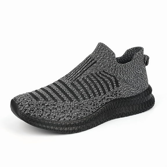 Men's Shoes Lightweight Sneakers Fashion Casual Walking Shoes Slip on Loafers