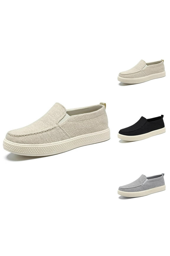 Men's Shoes Summer Casual Shoes One Foot Stirrup Walking Breathable Soft Bottom Not Tired Feet Old Cloth Shoes Men Men'S Walking Shoes
