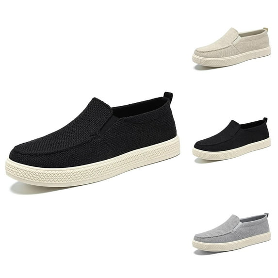 Men's Shoes Summer Casual Shoes One Foot Stirrup Walking Breathable Soft Bottom Not Tired Feet Old Cloth Shoes Men Mens Walking Shoes