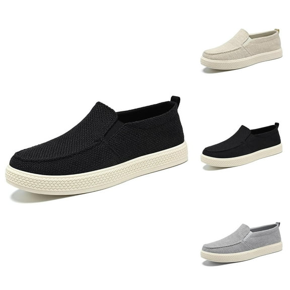 Men's Shoes Summer Casual Shoes One Foot Stirrup Walking Breathable Soft Bottom Not Tired Feet Old Cloth Shoes Men Mens Walking Shoes