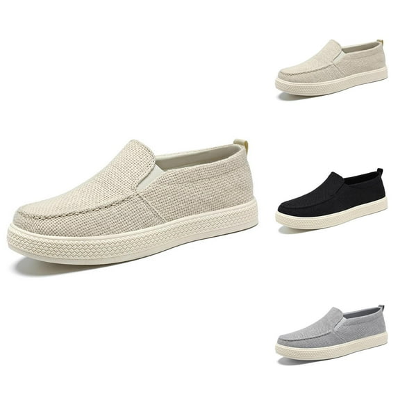 Men's Shoes Summer Casual Shoes One Foot Stirrup Walking Breathable Soft Bottom Not Tired Feet Old Cloth Shoes Men Shoes Men Casual