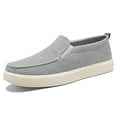 thumbnail image 1 of Men's Shoes Summer Casual Shoes One Foot Stirrup Walking Breathable Soft Bottom Not Tired Feet Old Cloth Shoes Men 7.5 Grey, 1 of 8