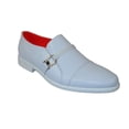 thumbnail image 1 of Men's Shoes The Cuban L TAYNO Leather Cap Toe Loafer White, 1 of 8
