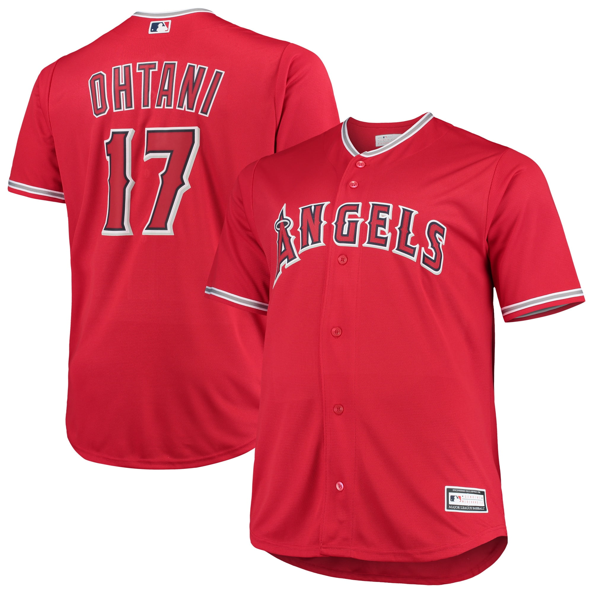 MLB Los Angeles Angels Alternate Replica Jersey, Red