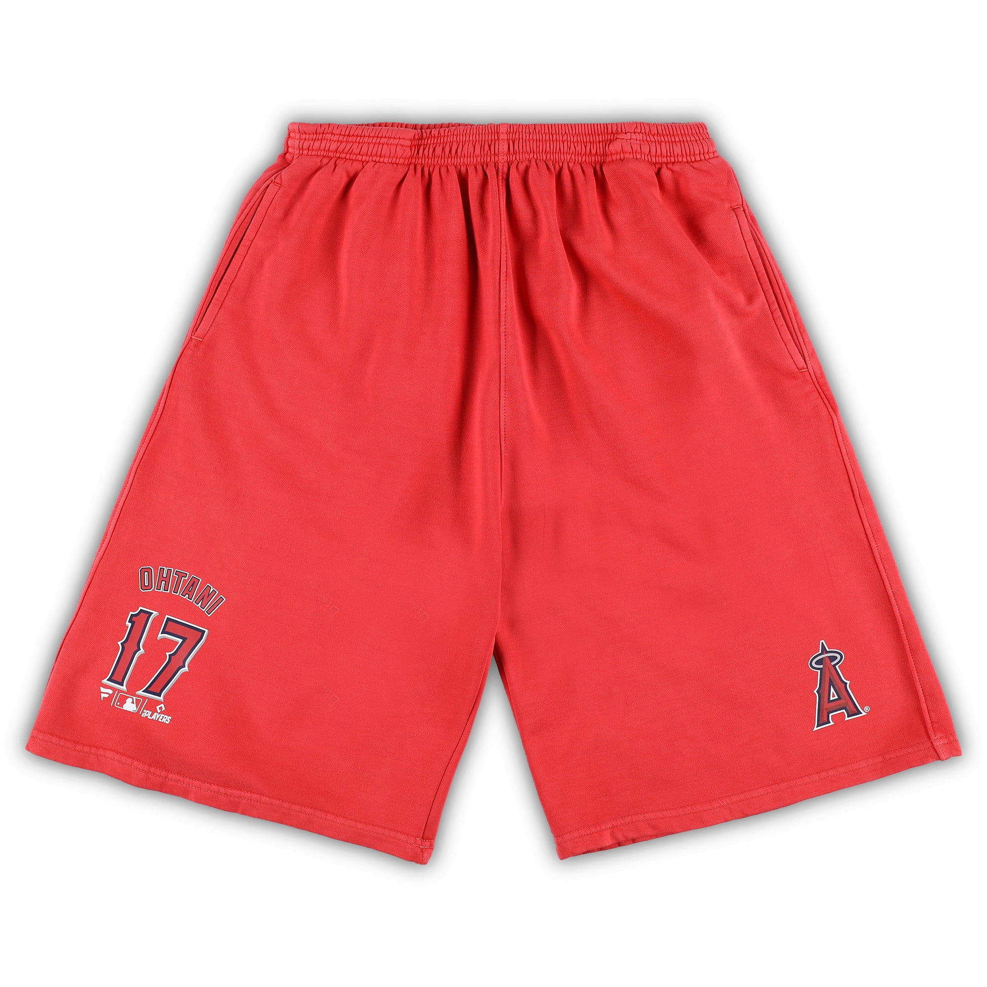 Men's Shohei Ohtani Red Los Angeles Angels Big & Tall Stitched Double-Knit  Shorts - Walmart.com
