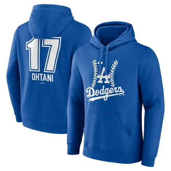 Men's Shohei Ohtani Royal Los Angeles Dodgers Fastball Player Name & Number Pullover Hoodie