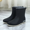 thumbnail image 1 of Women'S Mid Calf Rain Boots Four Seasons Short Rubber Boots Waterproof Garden Shoes For Ladies, 1 of 2