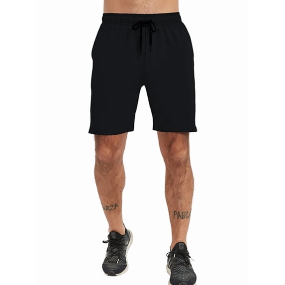 Men's Short Athletic Light-Weight Breathable Stretch Quick Drying Gym Workout Shorts with Pockets