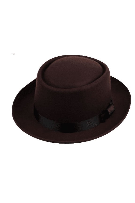 Men's Short Brim Pork Pie Hat