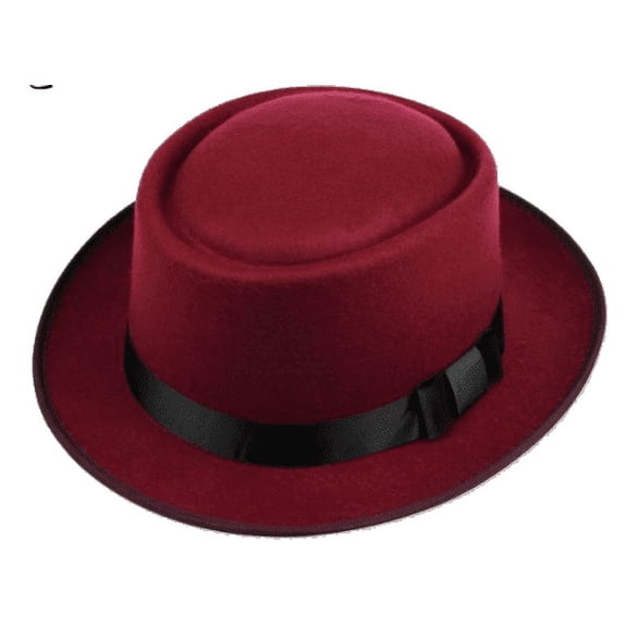 Men's Short Brim Pork Pie Hat