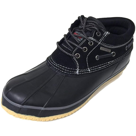 Men's Short Duck Boots Suede Thermolite Insulated Waterproof Snow Winter