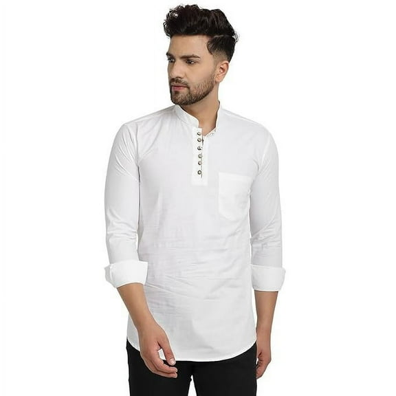 Men's Short Kurta | Handmade Kurta | Unique Kurta | Kurta Party Wear | Ethnic Wear | Cotton Kurta | Wedding Wear | Men's Traditional Wear