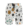 thumbnail image 1 of Men's Short Pants Beach Pants Men's Beach Shorts Short Pants Quick Drying Pants Lightweight and Breathable Fashionable and Unique L Star Football, 1 of 8