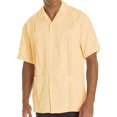 thumbnail image 1 of Men's Short Sleeve 100% Linen Guayabera SIZE:L COLOR:BN, 1 of 1