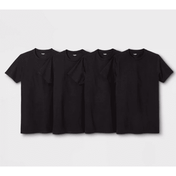 Men's Short Sleeve 4pk Crewneck T-Shirt - Goodfellow & Co ™