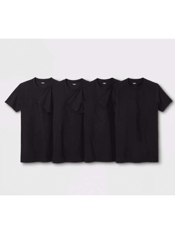 Men's Short Sleeve 4pk Crewneck T-Shirt - Goodfellow & Co ™