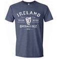 thumbnail image 1 of Men's Short Sleeve Blue 1916 Ireland T-Shirt- Celtic Clothing, Large, 1 of 1
