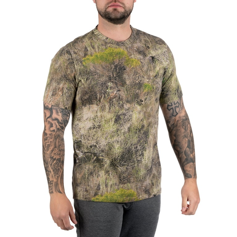 Cotton Short sleeve Camouflage Round neck T-shirt Cotton Short sleeve Camouflage Round neck T-shirt