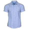 thumbnail image 1 of Men's Short Sleeve Casual Button Down Shirt, 1 of 5