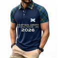 thumbnail image 1 of Men's Short Sleeve Collared Polo T-Shirts Printed Shirts Casual Summer Classic Fit Collared Sportswear Tee, 1 of 4
