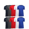 thumbnail image 1 of Men's Short Sleeve Crew Neck Cotton Blend Classic Tee (S-3XL) 10 Pack, 1 of 7